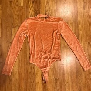 Urban Outfitters Out From Under Velour Bodysuit